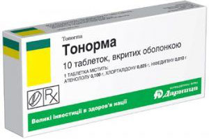 Ефективність препарату Тонорма в лікуванні хворих на артеріальну гіпертензію