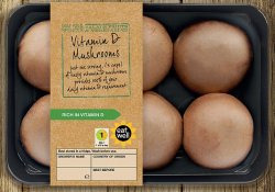 Грибы с витамином D – «хит сезона» в британских супермаркетах