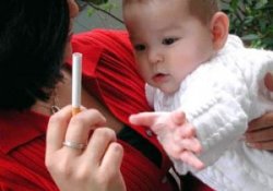 Пассивное курение детей мешает выздоровлению от простуды и гриппа