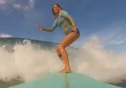 Экстремальный серфинг – катание на 9 месяце беременности