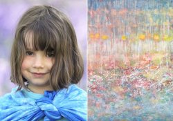 Аутизм и одаренность: 5-летняя аутистка пишет картины в стиле импрессионизма
